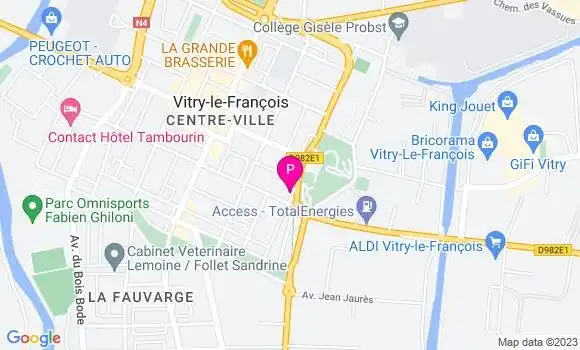 Localisation Claire Beviere