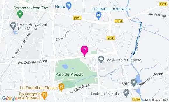 Localisation Dorianne Corre Cheny