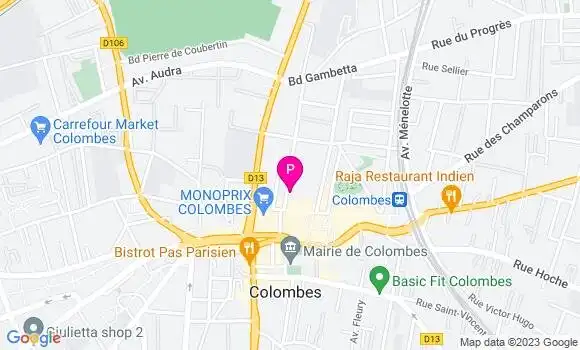 Localisation Thibaut Follin