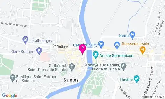 Localisation Nicolas Courrier