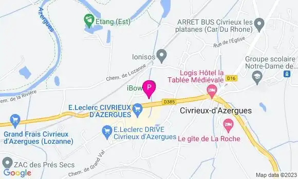 Localisation Camille Sauvageon