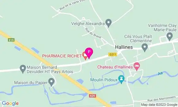 Localisation Capucine Merlin