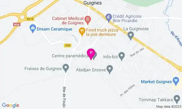Localisation Benjamin Versin
