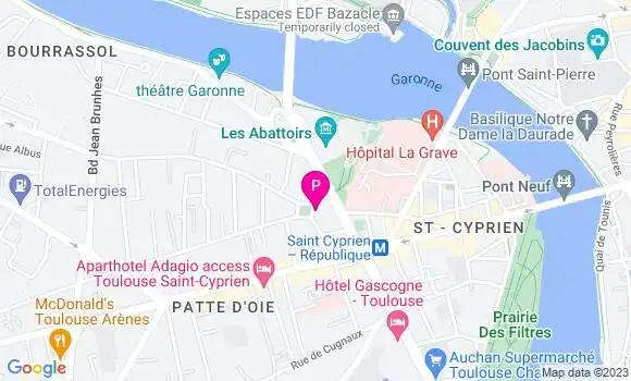 Localisation Cyrielle Bouissou