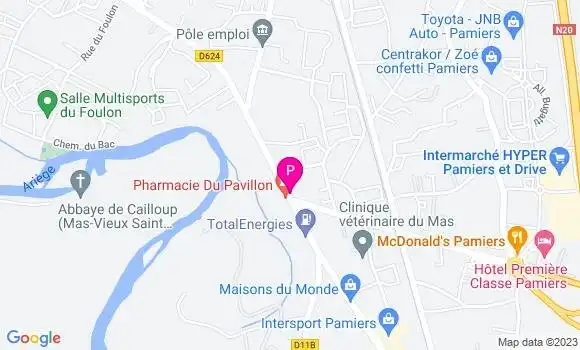 Localisation Pierrick Escude