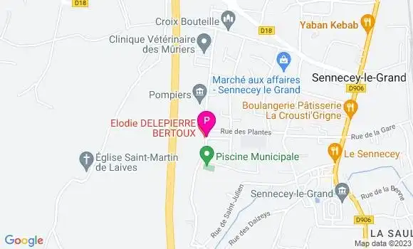 Localisation Pauline Ribault Delage
