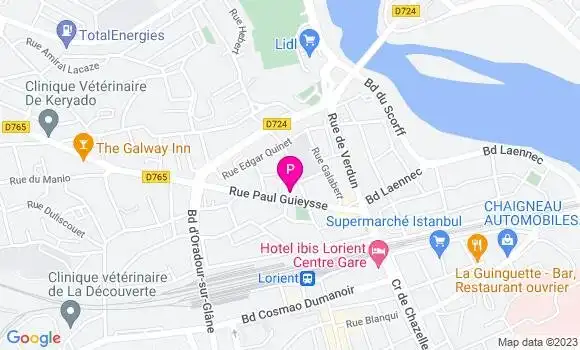 Localisation Gwenaelle Le Montagner