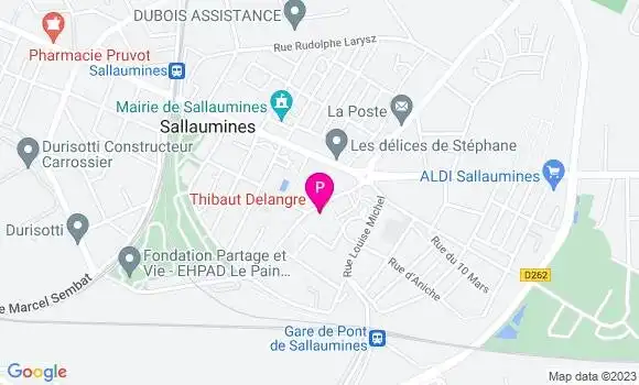 Localisation Thibaut Delangre