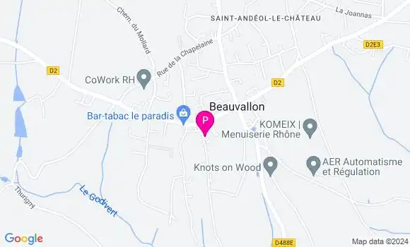 Localisation Arielle Maury Buignet