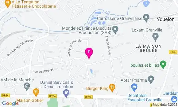 Localisation Helene Lallemand Audouard