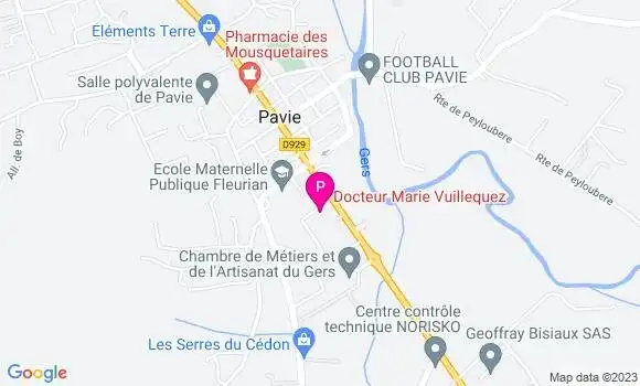 Localisation Alice Milhas