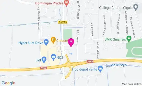 Localisation Alexandre Bichon