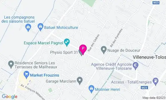 Localisation Laetitia Carel
