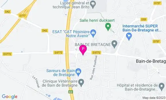 Localisation Pauline Sourdrille