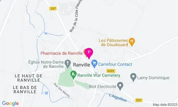 Localisation Margaux Deladune