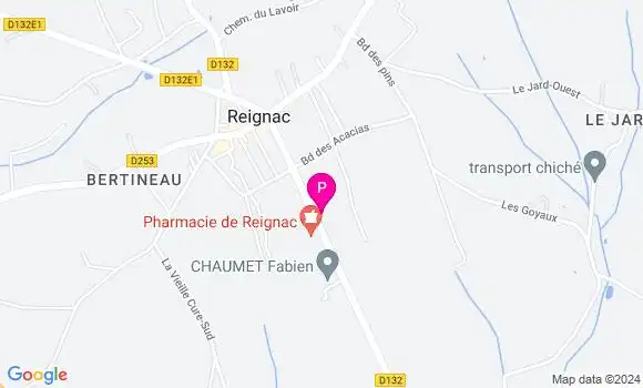 Localisation Corinne Chuffart Boutineau