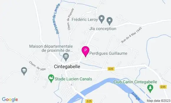 Localisation Guillaume Perdigues