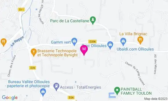 Localisation Marine Baudchon