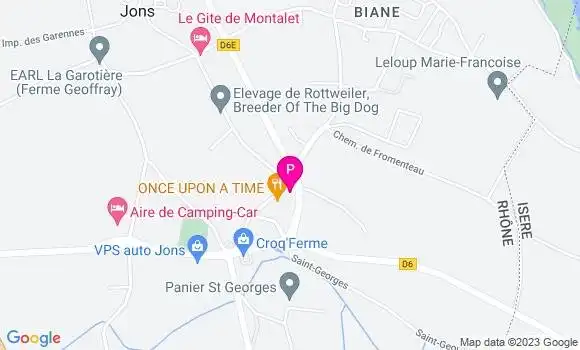 Localisation Isabelle Ferrier