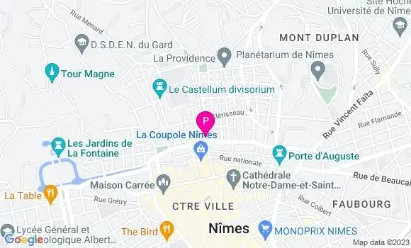 Localisation Camille Paul Bossard