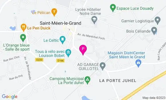 Localisation Mael Ardouin Le Bras