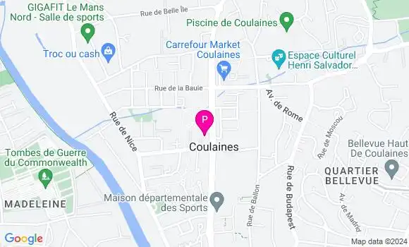 Localisation Claire Charrier