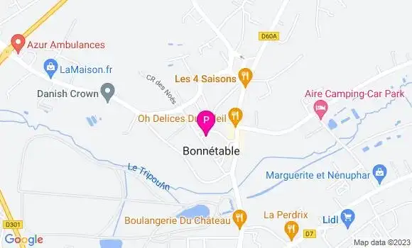 Localisation Benedicte Fredot