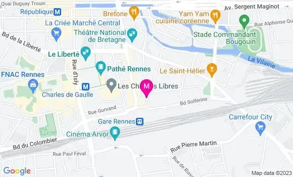 Localisation Didier Guillet