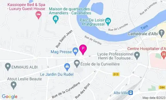 Localisation Mailys Badiolle