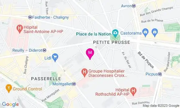 Localisation Allison Moya