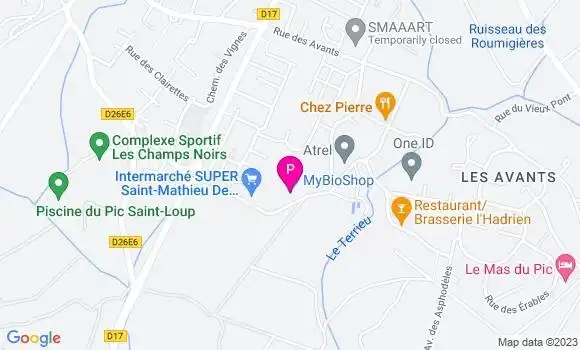 Localisation Anthea Trarieux