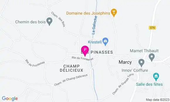 Localisation Morgane Zira