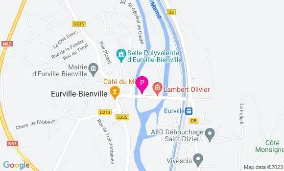 Localisation Chrystelle Wynen Abrial