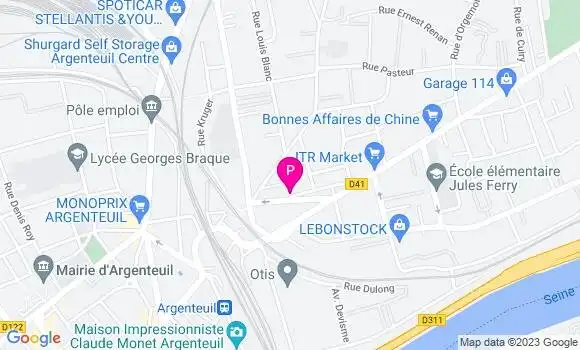 Localisation Camille Moreau