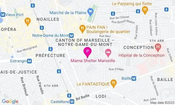 Localisation Chantal Canorgue Poullain