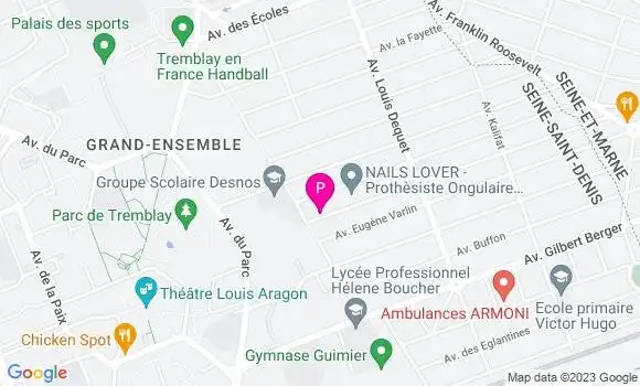Localisation Ophelie Marcos