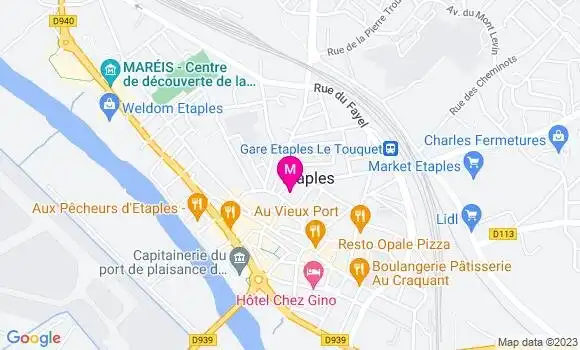 Localisation Odile Flament Lefer
