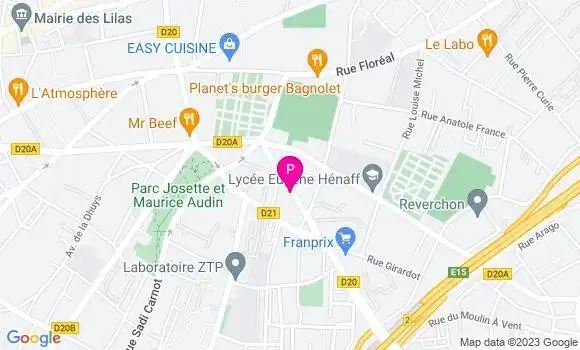 Localisation Gwendolyn Beyret Cure