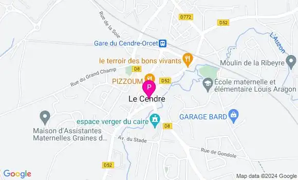 Localisation Juliette Labessede
