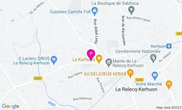 Localisation Justine Le Frere