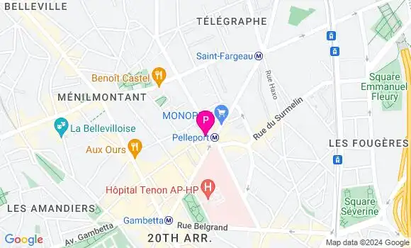 Localisation Camille Hanser