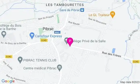 Localisation Sandrine Paris