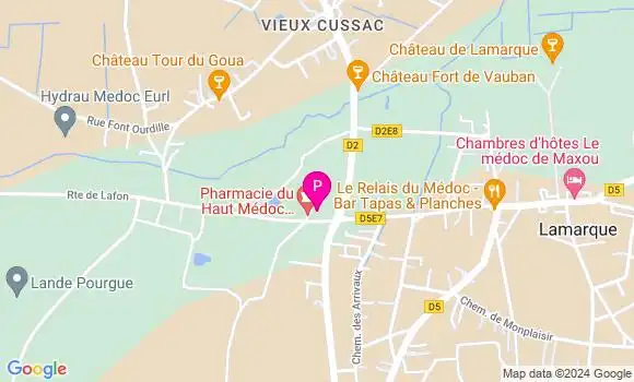 Localisation Maxence Cazeaux