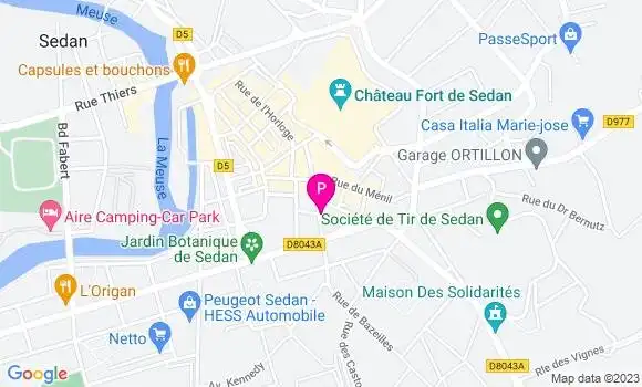 Localisation Emilie Dore