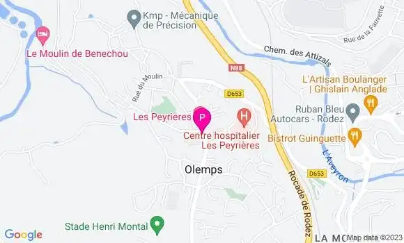 Localisation Monia Jaafar