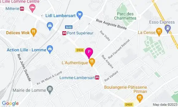 Localisation Victor Oudart