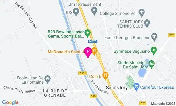 Localisation Thomas Perroud