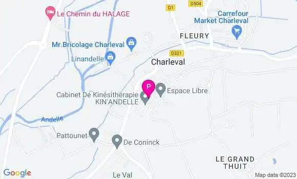 Localisation Claire Evrard