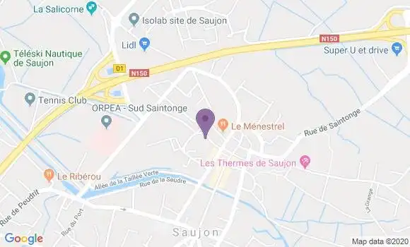 Localisation Sandrine Eliot
