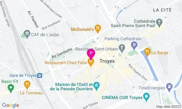 Localisation Anne Parzy